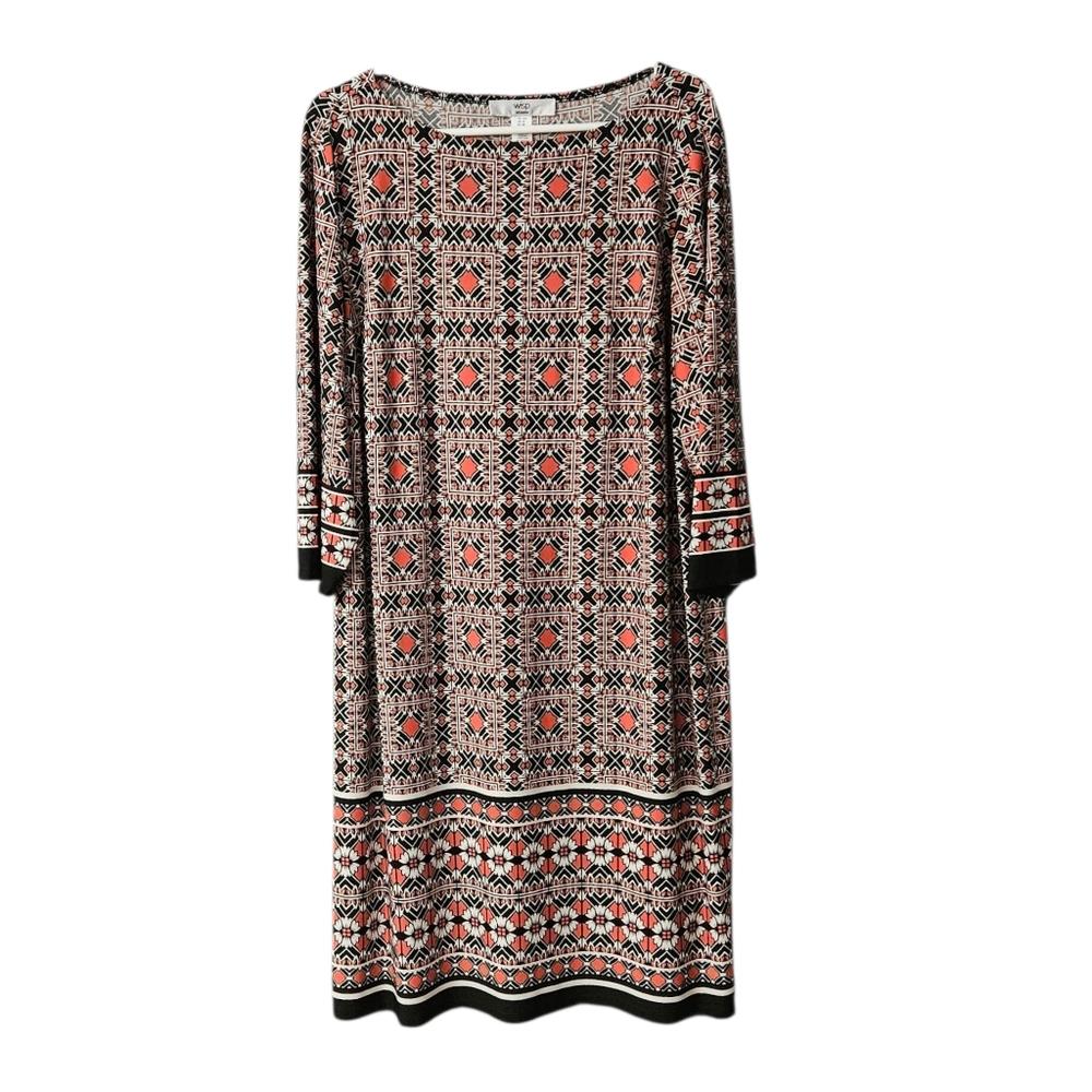 Wisp Anaisey Jersey Dress NEW Women's 18W Stitch Fix Orange Red
